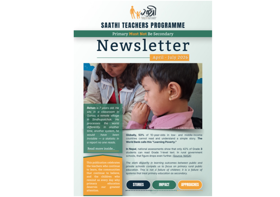 Saathi Teachers Programme Newsletter_April-July206